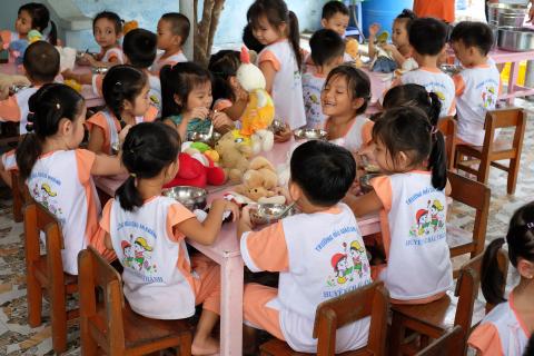 Voyage 2019 : visite de l'école maternelle de Ben Tre (réalisation 2014)