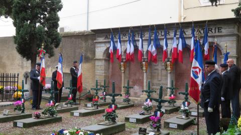 Carré militaire du cimetière protestant de Montpellier