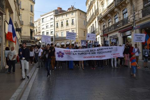 Marche pour le centenaire de la commémoration du génocide des Arméniens