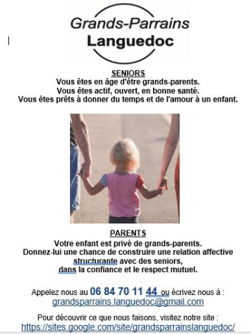 Flyer des Grands Parrains Languedoc