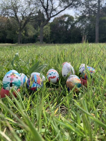 Avril 2021 - Atelier décoration œufs de Pâques 