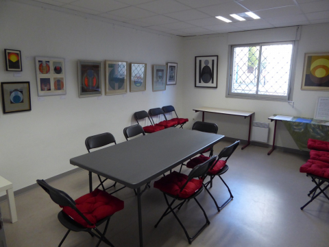 Meeting room with Art Exhibition