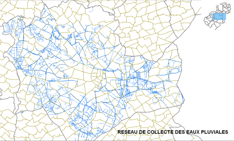 Réseau de collecte des eaux pluviales de la ville de Montpelier