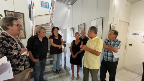 Un partenaire de choix l'association Art en mairie à Fabrègues