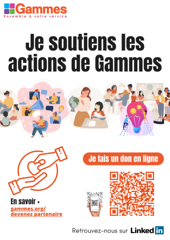Je soutiens les actions de Gammes - Je fais un don