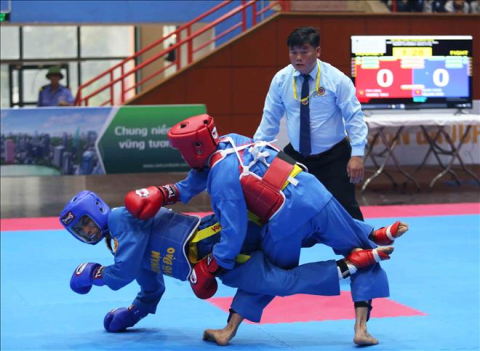 Les ciseaux, particularité du Vovinam