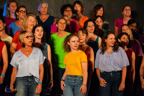 Une partie de la chorale Pop