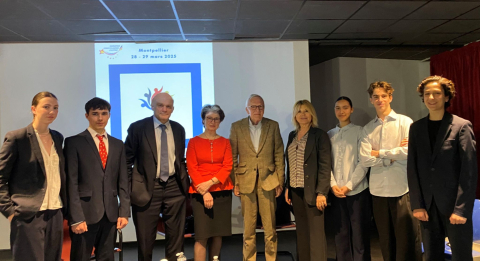 Conférence interactive sur le Triangle de Weimar avec les classes terminales du Lycée Joffre de Montpellier