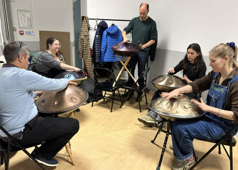 Atelier Handpan du mercredi à la MPT Albert Dubout