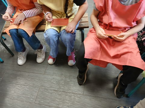 Atelier école à la romaine