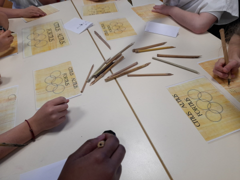 Atelier école à la romaine