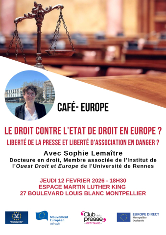 Café Europe du 12 février 2026 ''Le droit contre 'létat de droit en Europe"