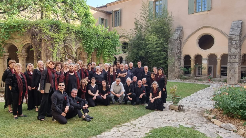 Dans l'abbaye de Valmagne, le 21 mai 2022