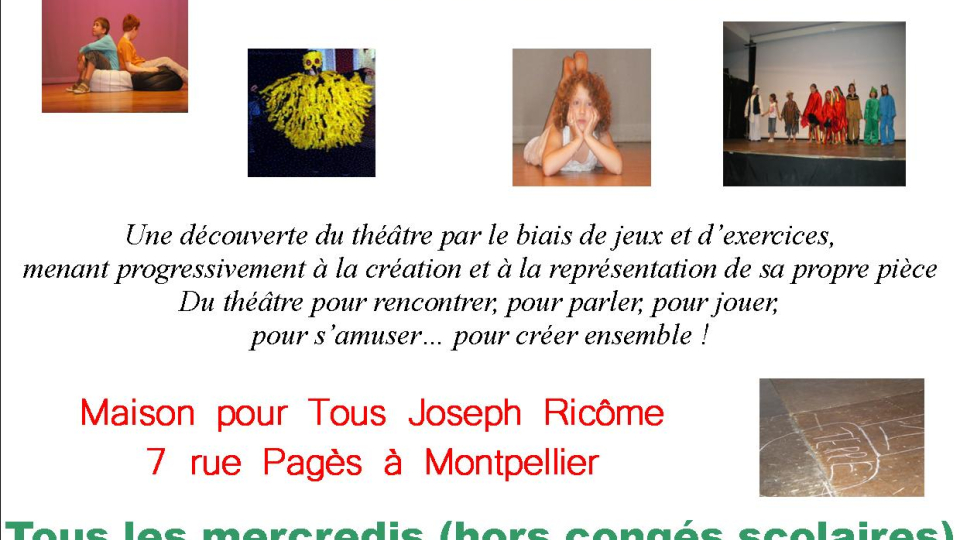 Cours de théâtre enfants et ados