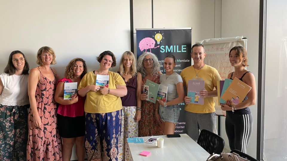 Bienvenue à nos nouveaux secouristes en santé mentale! deux jours de formation, de beaux echanges, une tres belle équipe! bravo à tous!