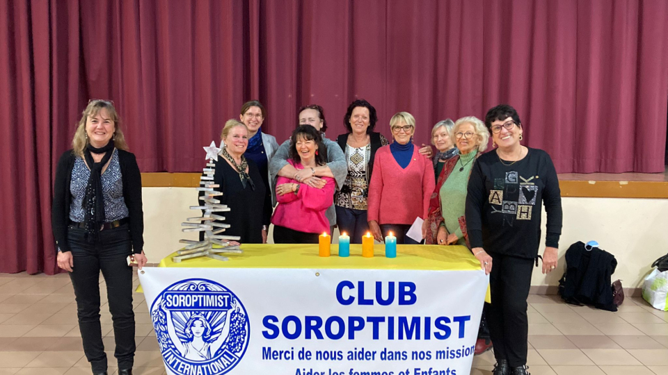 Intronisation d'une nouvelle soroptimist