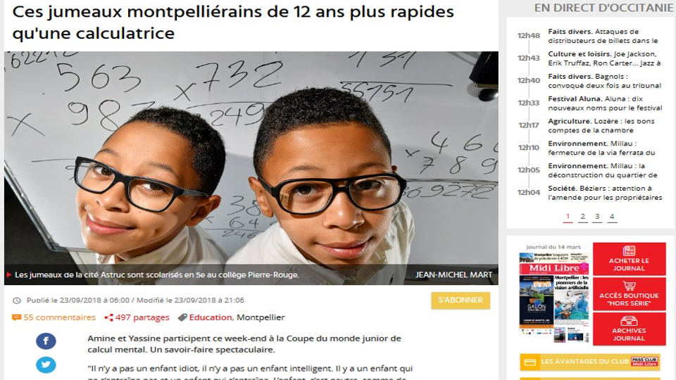 plus rapide qu'une calculatrice
