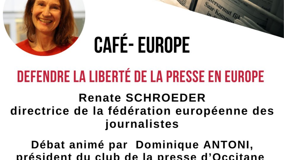 Café Europe du 7 mai 2026 ''Défendre la liberté de la presse en Europe"